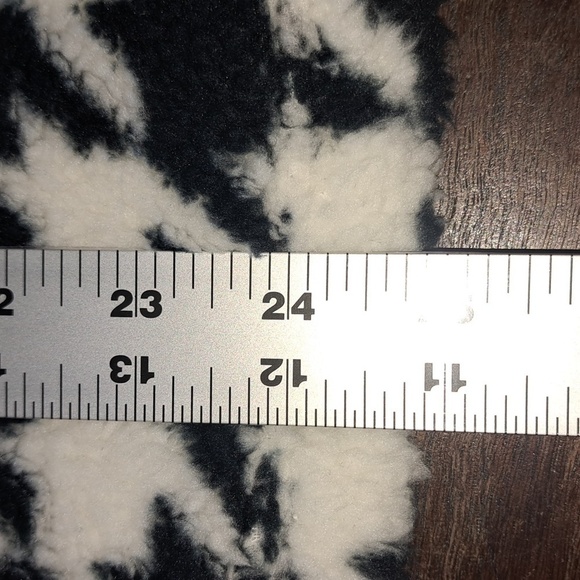 Como Blue Women's Houndstooth Half Zip Faux Jacket Size Medium NWT - Picture 13 of 13